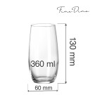 Verre highball Cantare, 360 ml, Lot de 6 - Finedine