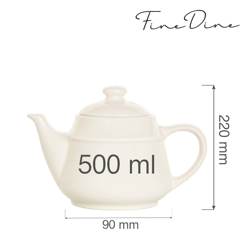 Bouilloire à thé Crema, 500 ml, Lot de 6 - Finedine
