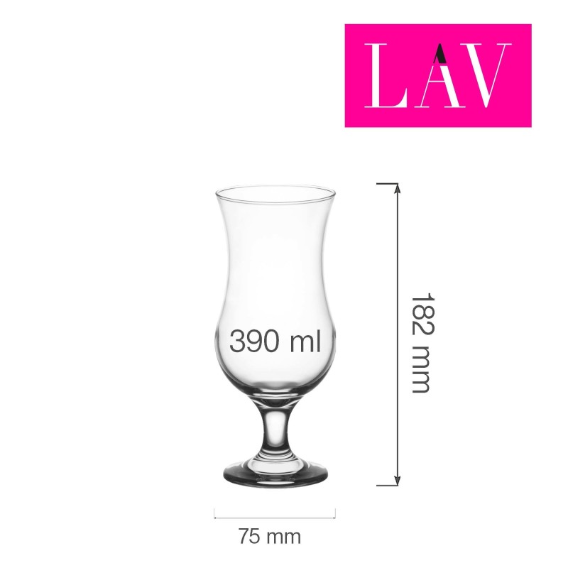 Verre à cocktail Fiesta 390 ml, Lot de 6 - Finedine