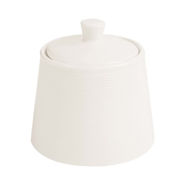 Sucrier avec couvercle, 100 mm, Lot de 6 - Finedine