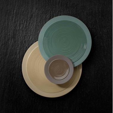 Assiette gourmet ronde Bahia Dune 260 mm - Finedine