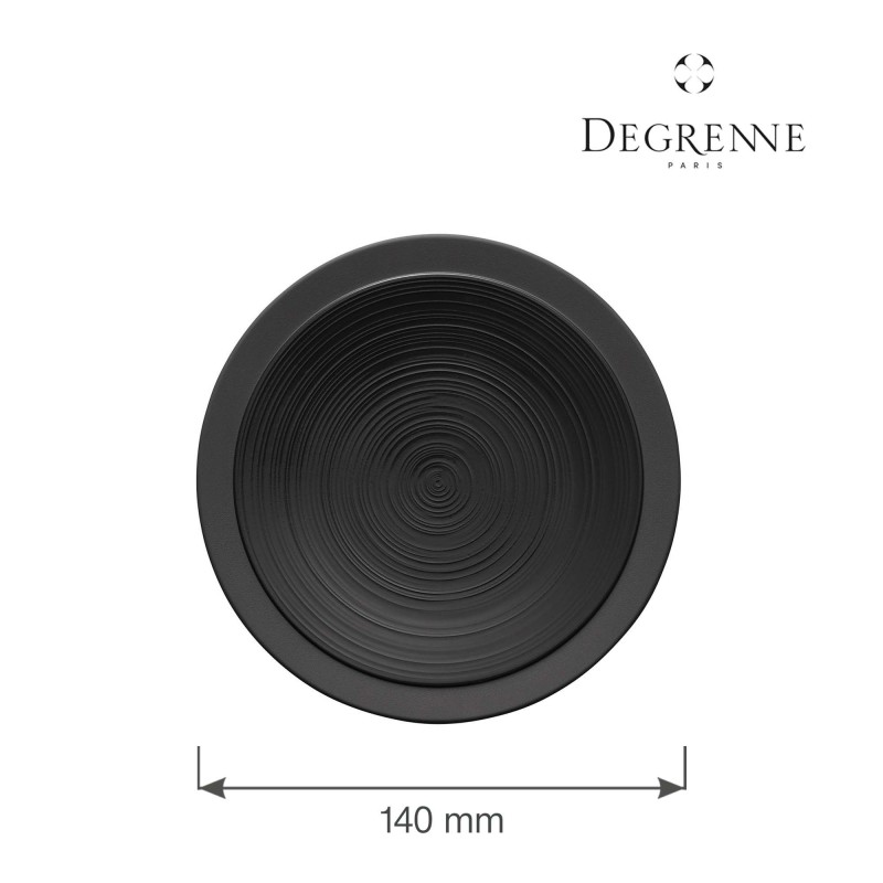 Assiette à dîner ronde Bahia Onyx 140 mm - Finedine