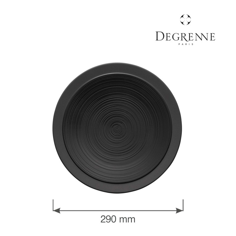 Assiette à dîner ronde Bahia Onyx 290 mm - Finedine