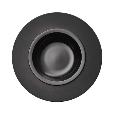 Assiette gourmet ronde Bahia Onyx 230 mm - Finedine
