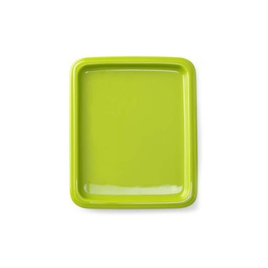 Plat en porcelaine GN 1/2, vert, (h)20mm - Finedine