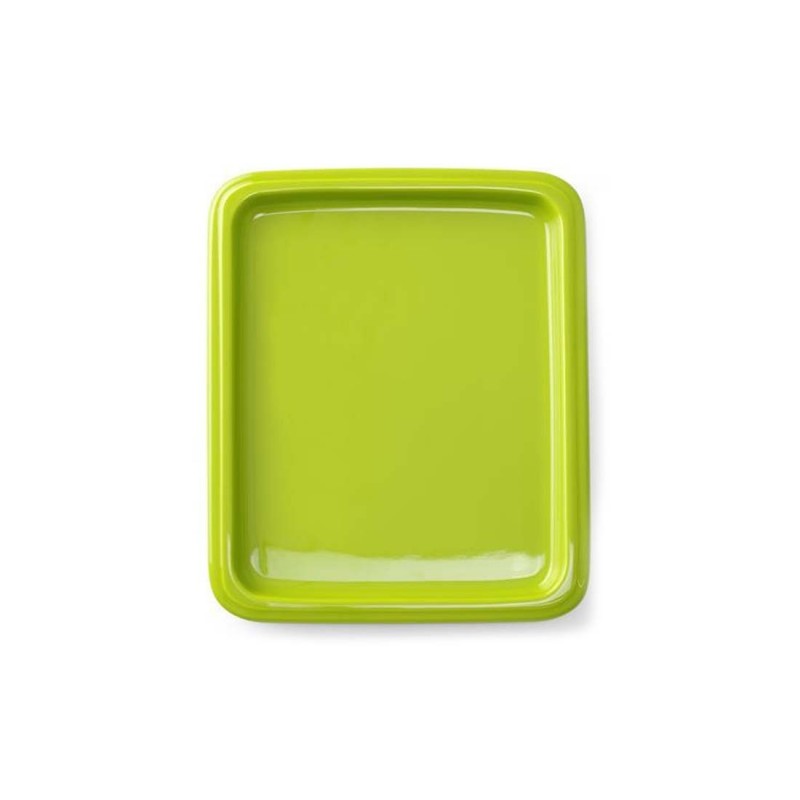 Plat en porcelaine GN 1/2, vert, (h)20mm - Finedine