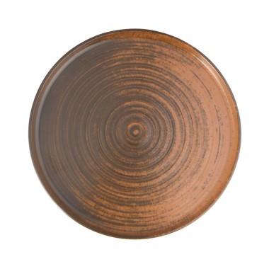 Assiette à bord haut Lykke Brown, 180 mm - Finedine