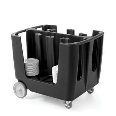 Chariot pour assiettes, 930x720x(H)800mm - Finedine