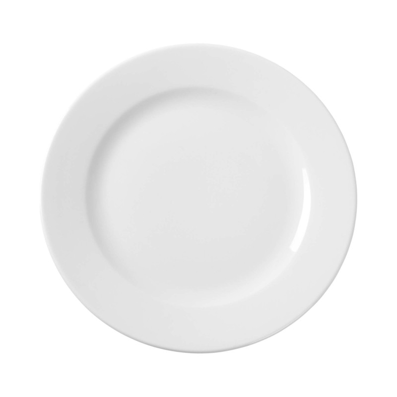 Assiette plate Bianco, 200 mm, Lot de 6 - Finedine