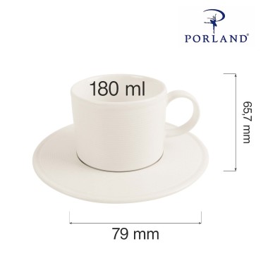 Gobelet empilable Line, 180ml, Lot de 6 - Finedine