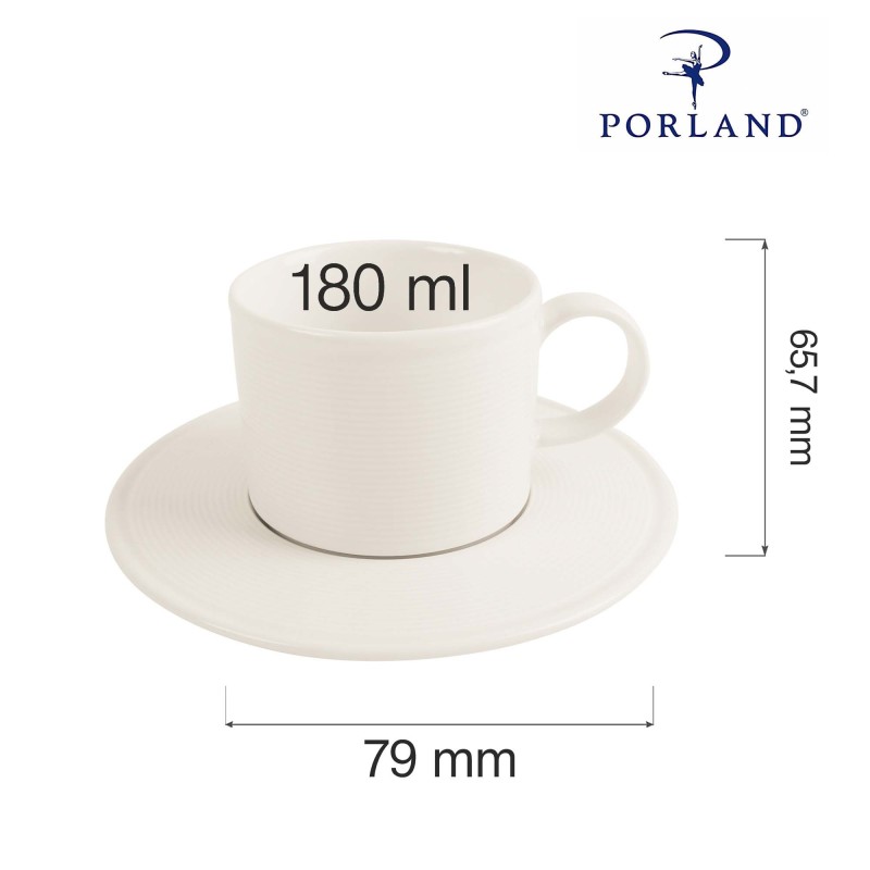 Gobelet empilable Line, 180ml, Lot de 6 - Finedine