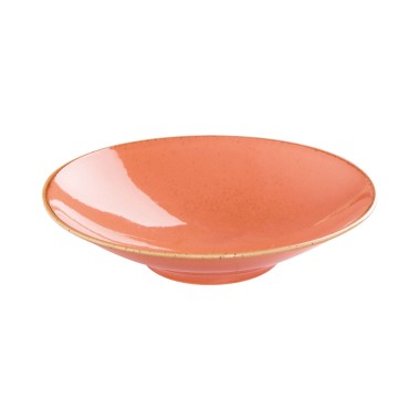 Assiette en ambre sur pied, 260x(H)62mm - Finedine