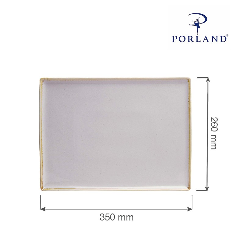 Plateau rectangulaire en ash, 350x260mm - Finedine