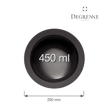 Assiette creuse ronde Bahia Onyx 200 mm - Finedine