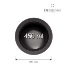 Assiette creuse ronde Bahia Onyx 200 mm - Finedine