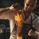 Brûleur à gaz pour barman, 145x(H)190mm - Finedine