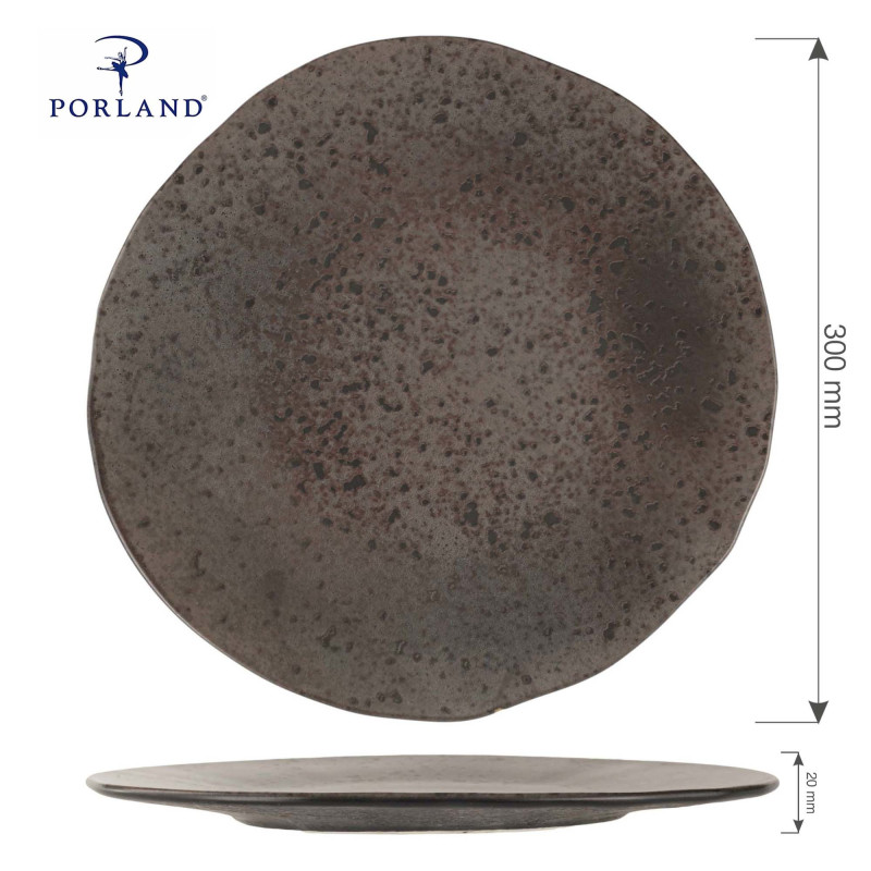 Assiette de présentation en grès 300 mm - Finedine
