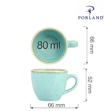 Tasse à expresso élégante Laguna, 80 ml - Finedine