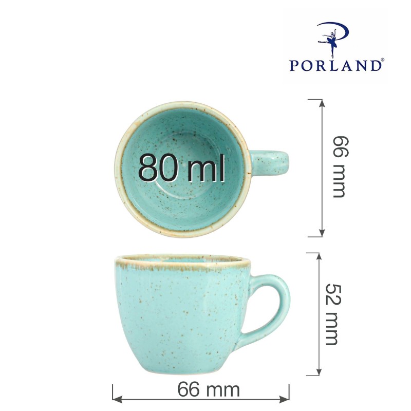 Tasse à expresso élégante Laguna, 80 ml - Finedine