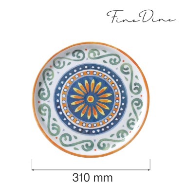 Assiette à pizza spéciale Capri, 310 mm - Finedine