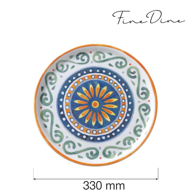 Assiette à pizza spéciale Capri, 330 mm - Finedine