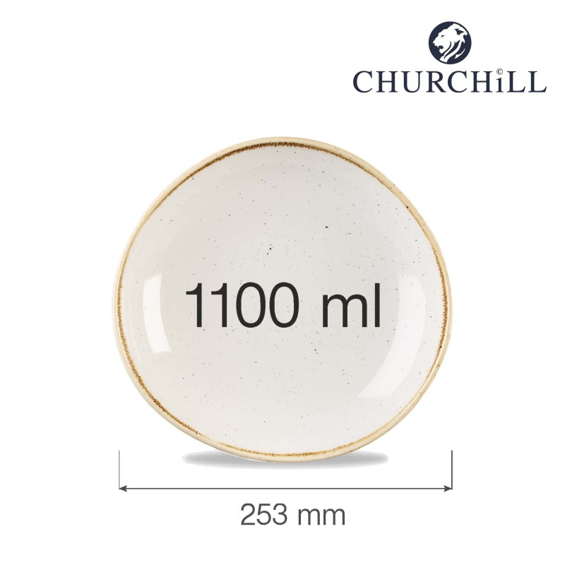 Bol rond Stonecast Barley White, 253 mm - Finedine
