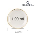 Bol rond Stonecast Barley White, 253 mm - Finedine