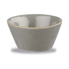 Assiette à sauce Stonecast grise, 90 ml - Finedine