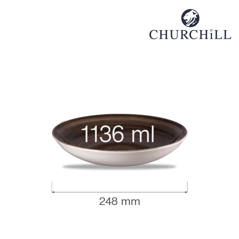 Bol Stonecast Patina Iron Black, 248 mm - Finedine
