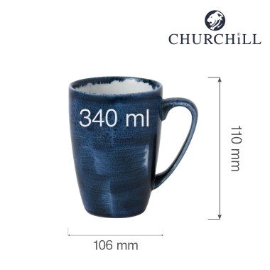 Mug Stonecast Plume Ultramarine, 340 ml - Finedine