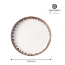 Bol peu profond en vanille, 200x(h)40mm - Finedine