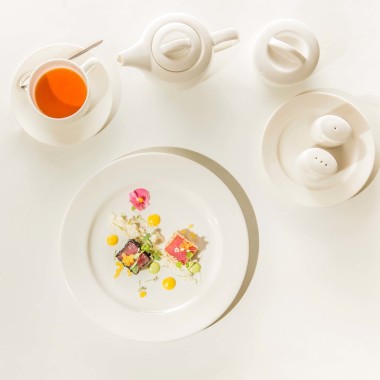Assiette plate Crema, 270 mm, Lot de 6 - Finedine