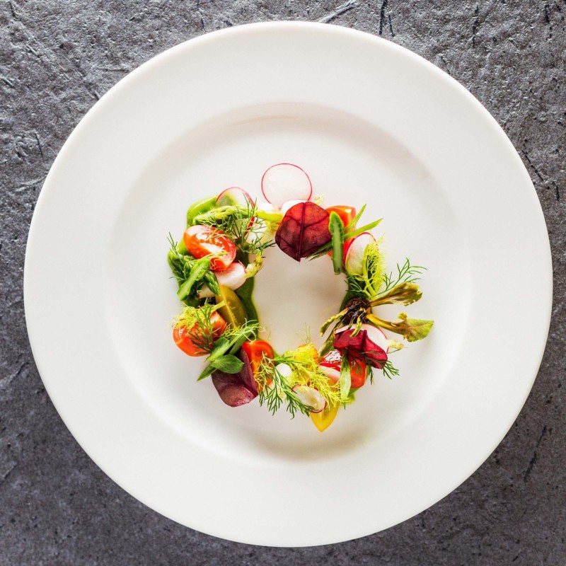 Assiette plate Crema, 270 mm, Lot de 6 - Finedine