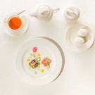 Assiette plate Crema, 300 mm, Lot de 6 - Finedine