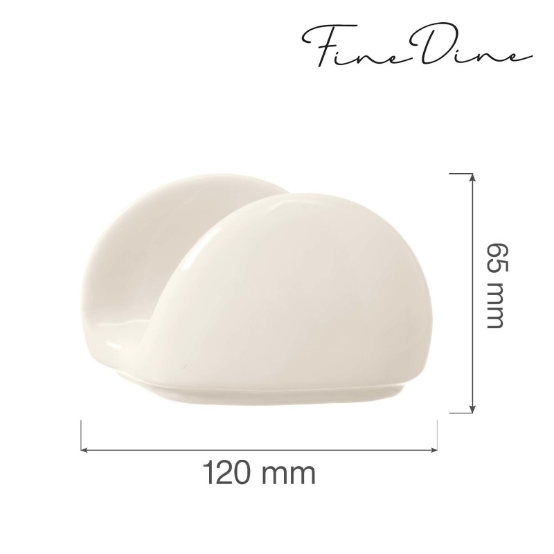 Porte-serviettes Crema/Perla, Lot de 6 - Finedine