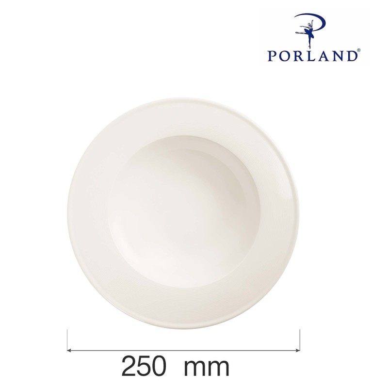 Assiette creuse Line, 250 mm, Lot de 6 - Finedine