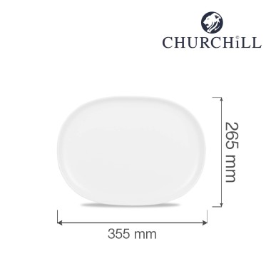 Assiette Alchemy Moonstone, 265x355 mm - Finedine