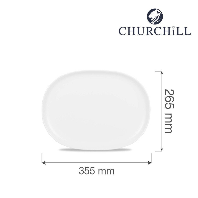 Assiette Alchemy Moonstone, 265x355 mm - Finedine