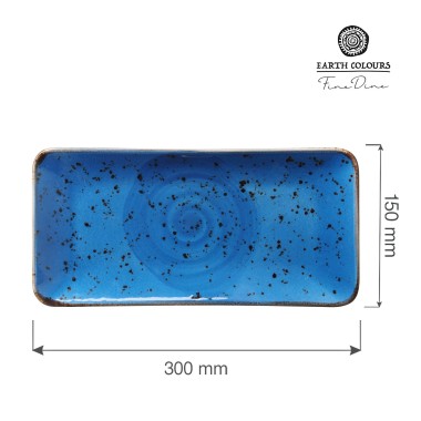 Assiette rectangulaire Iris, 300x150mm - Finedine