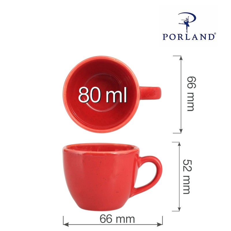 Tasse à espresso élégante Magma, 80 ml - Finedine