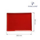 Plateau rectangulaire Magma, 350x260mm - Finedine