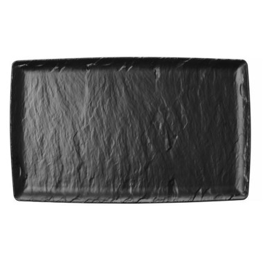 Plateau Polaris noir GN 1/1 530x325 mm - Finedine