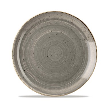 Assiette plate en pierre grise, 165 mm - Finedine