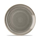Assiette plate en pierre grise, 165 mm - Finedine