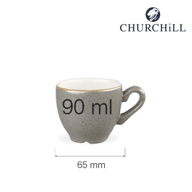 Tasse à espresso Stonecast Grey, 90 ml - Finedine