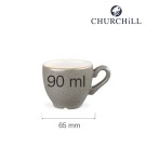 Tasse à espresso Stonecast Grey, 90 ml - Finedine