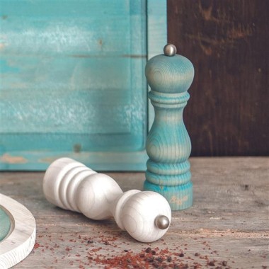 Moulinaire à sel vintage, bleu, 190 mm - Finedine