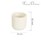 Coquetier Crema, 50x(H)45mm, Lot de 6 - Finedine