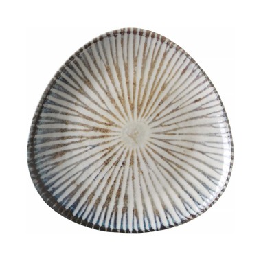 Assiette triangulaire Ammonite 260 mm - Finedine