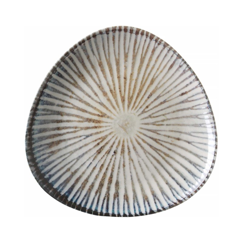 Assiette triangulaire Ammonite 260 mm - Finedine